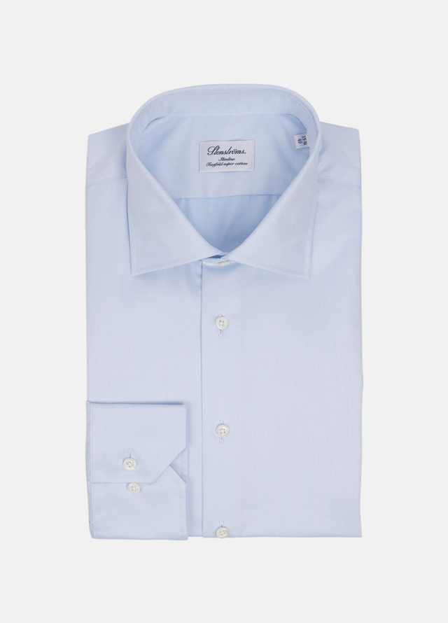 Slimline twill skjorte med cut-away