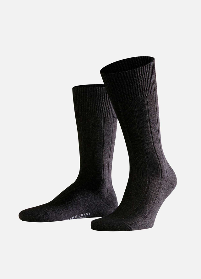 Lhasa rib uld/cashmere sok