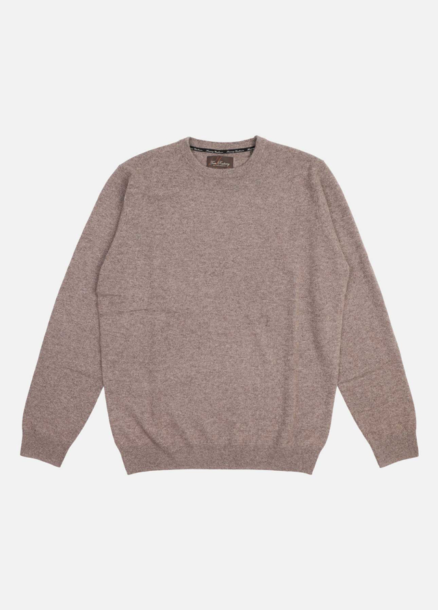 Cashmere strik med rund hals