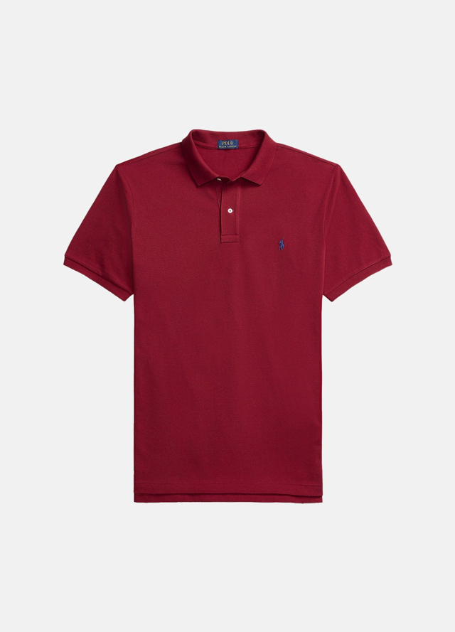 Pique polo med logo