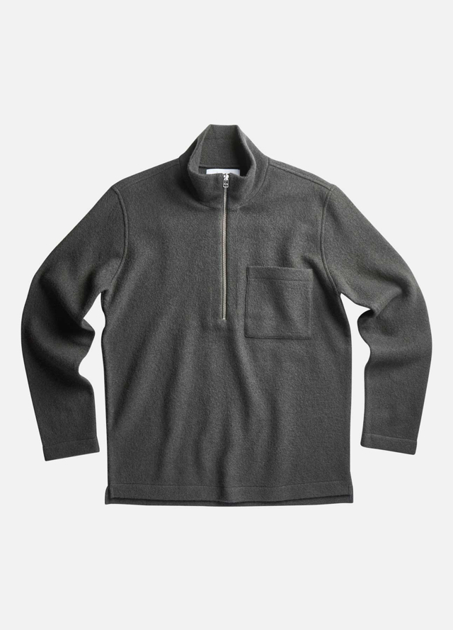 Anders half zip strik