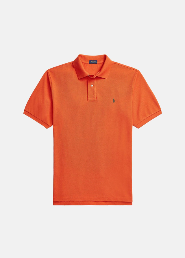 Pique polo med logo