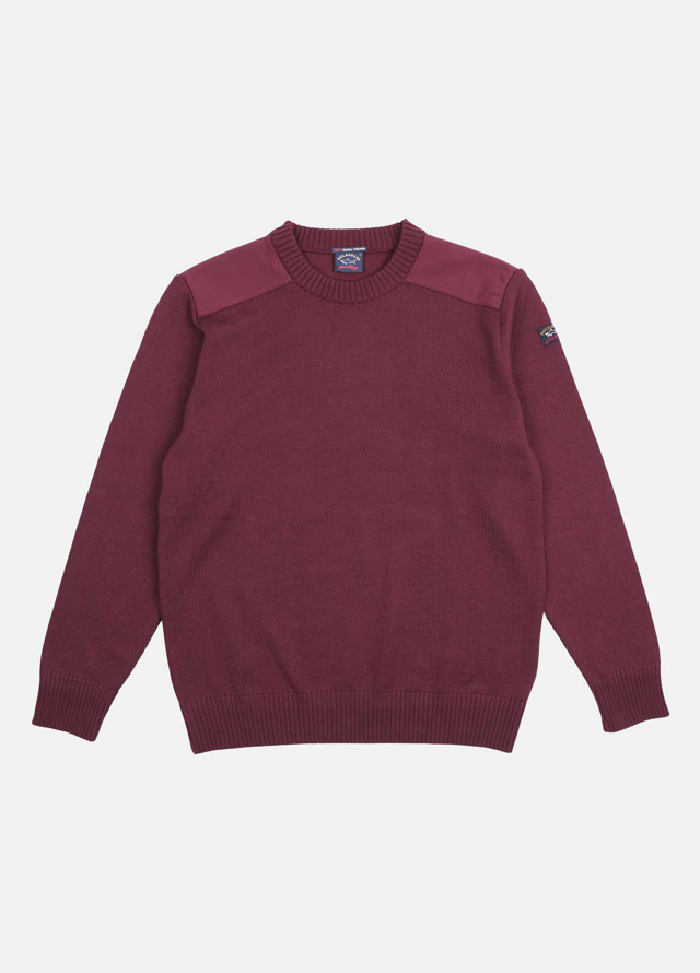Crew neck strik i uld