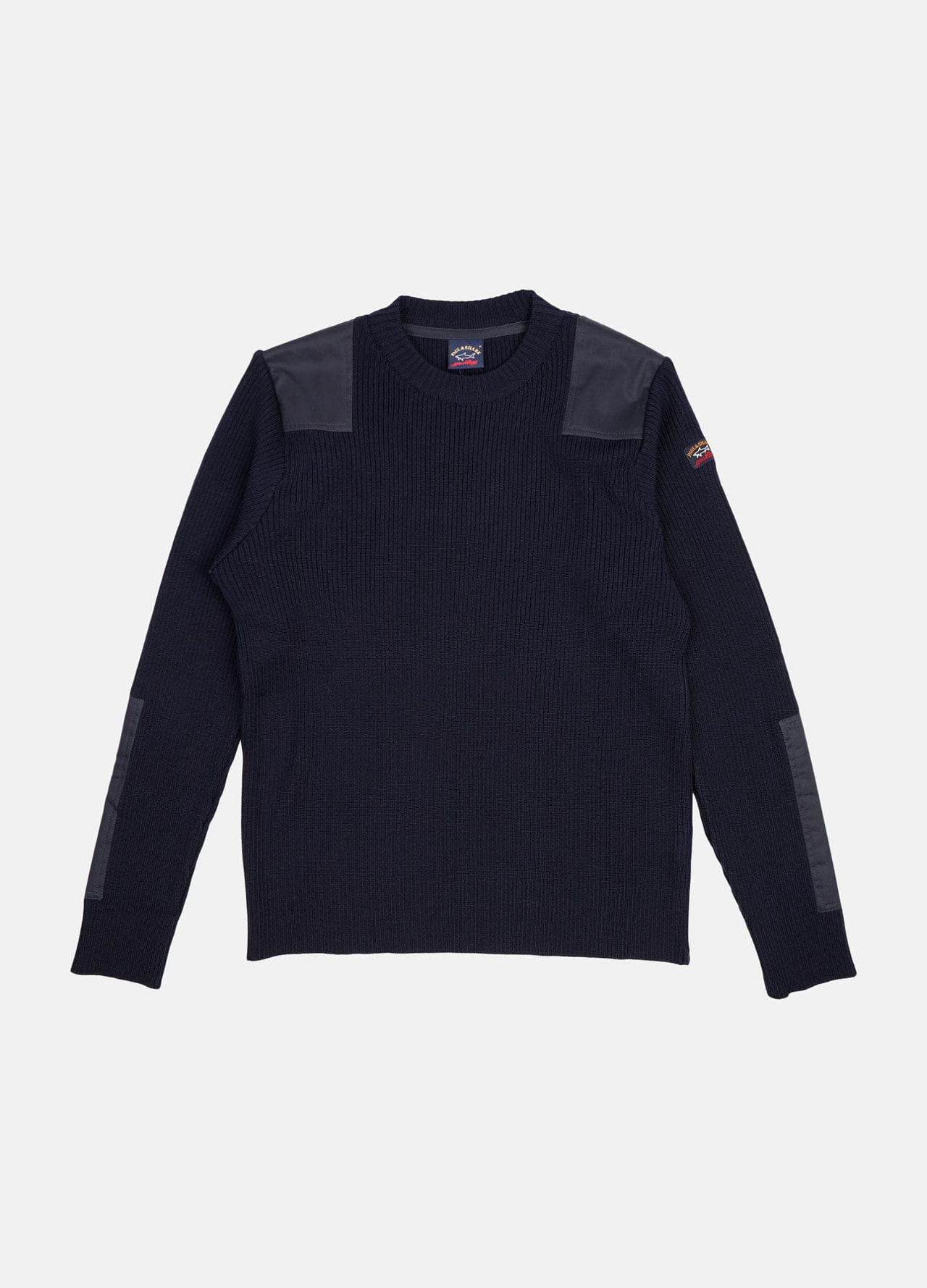 Uld crewneck med detaljer