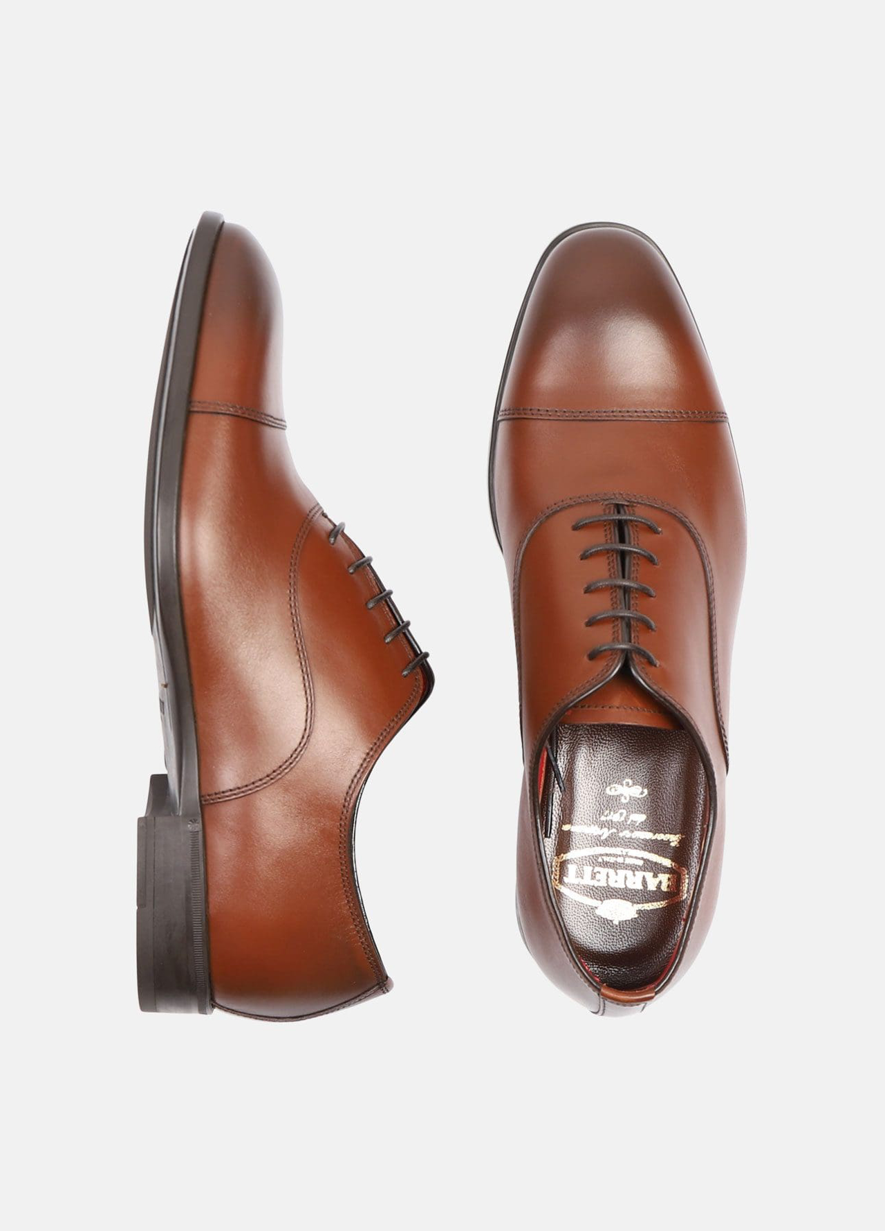 Oxford sko med cap toe