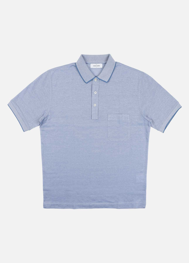 Pique polo med brystlomme