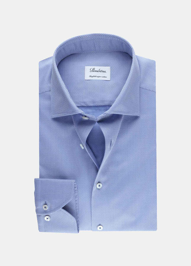 Slimline skjorte med tekstur