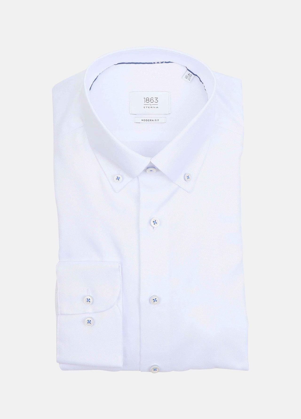 Modern fit button-down skjorte