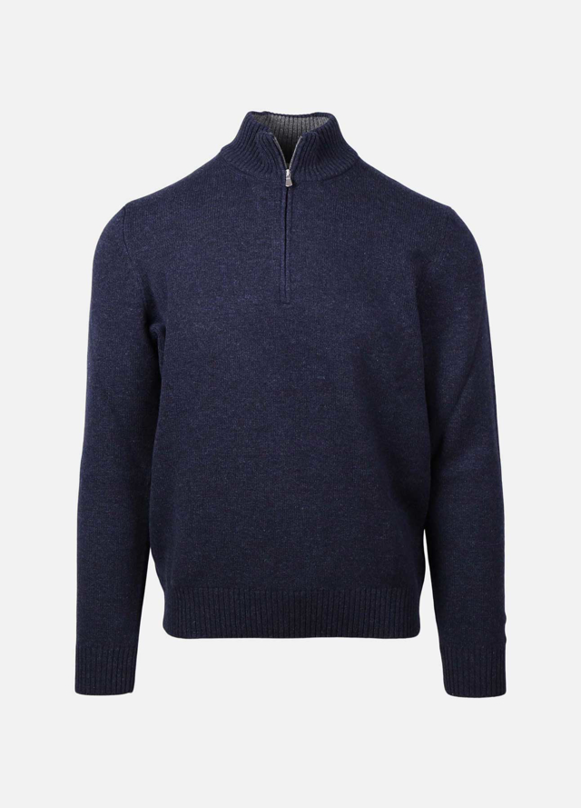 Half-zip strik