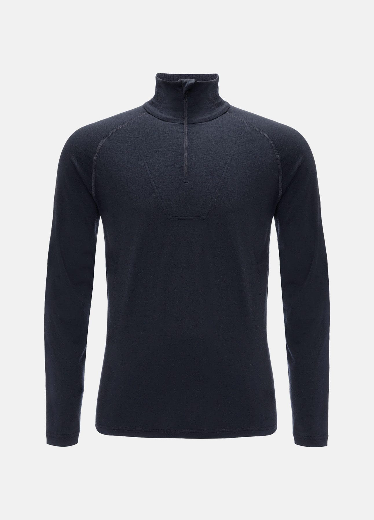 Snø zip-up langærmet t-shirt