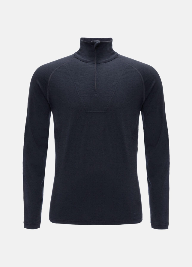 Snø zip-up langærmet t-shirt