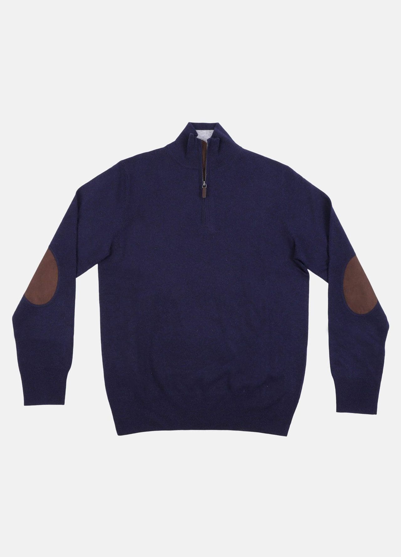 Strik med half-zip