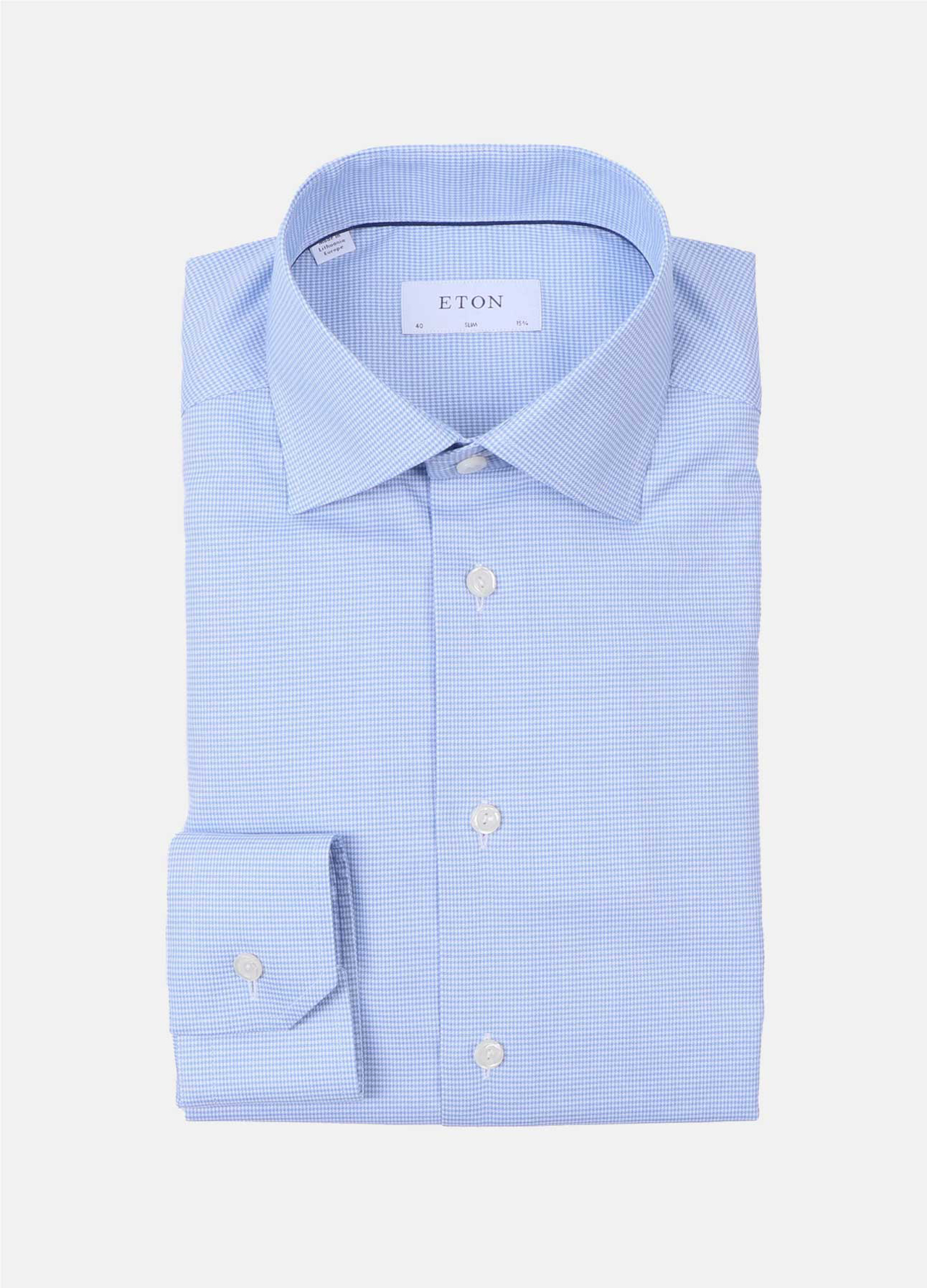 Houndstooth slim fit skjorte