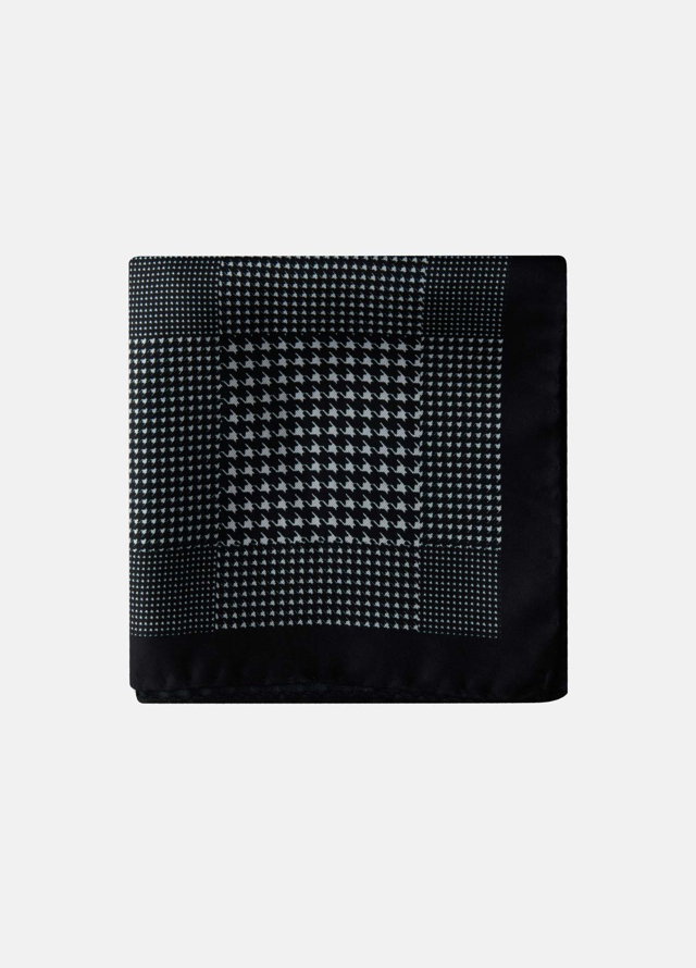 Houndstooth silkepochette