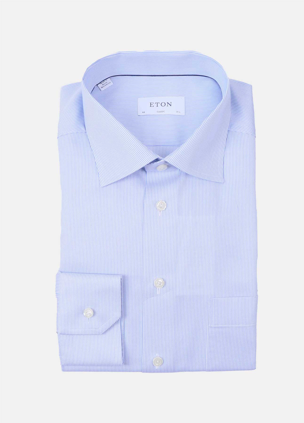 Classic fit skjorte med striber