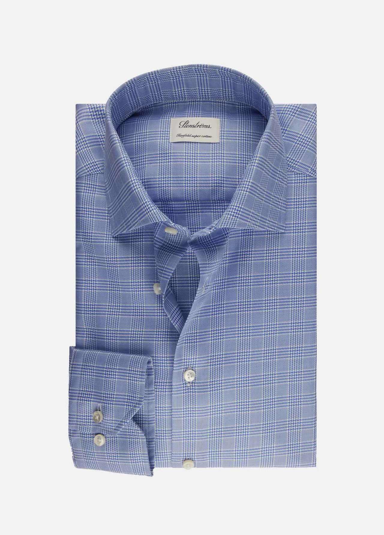Slimline skjorte med tern