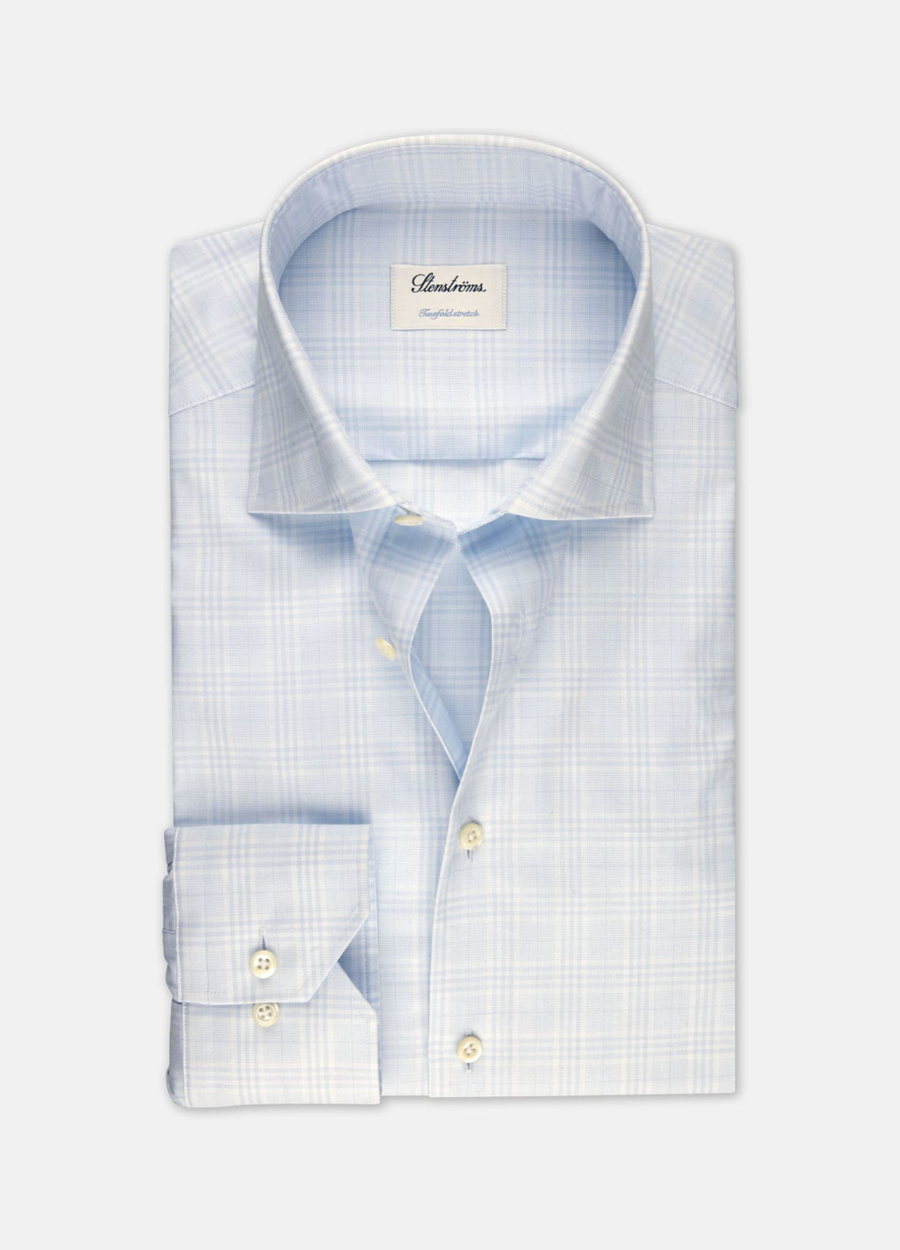 Slimline skjorte med tern