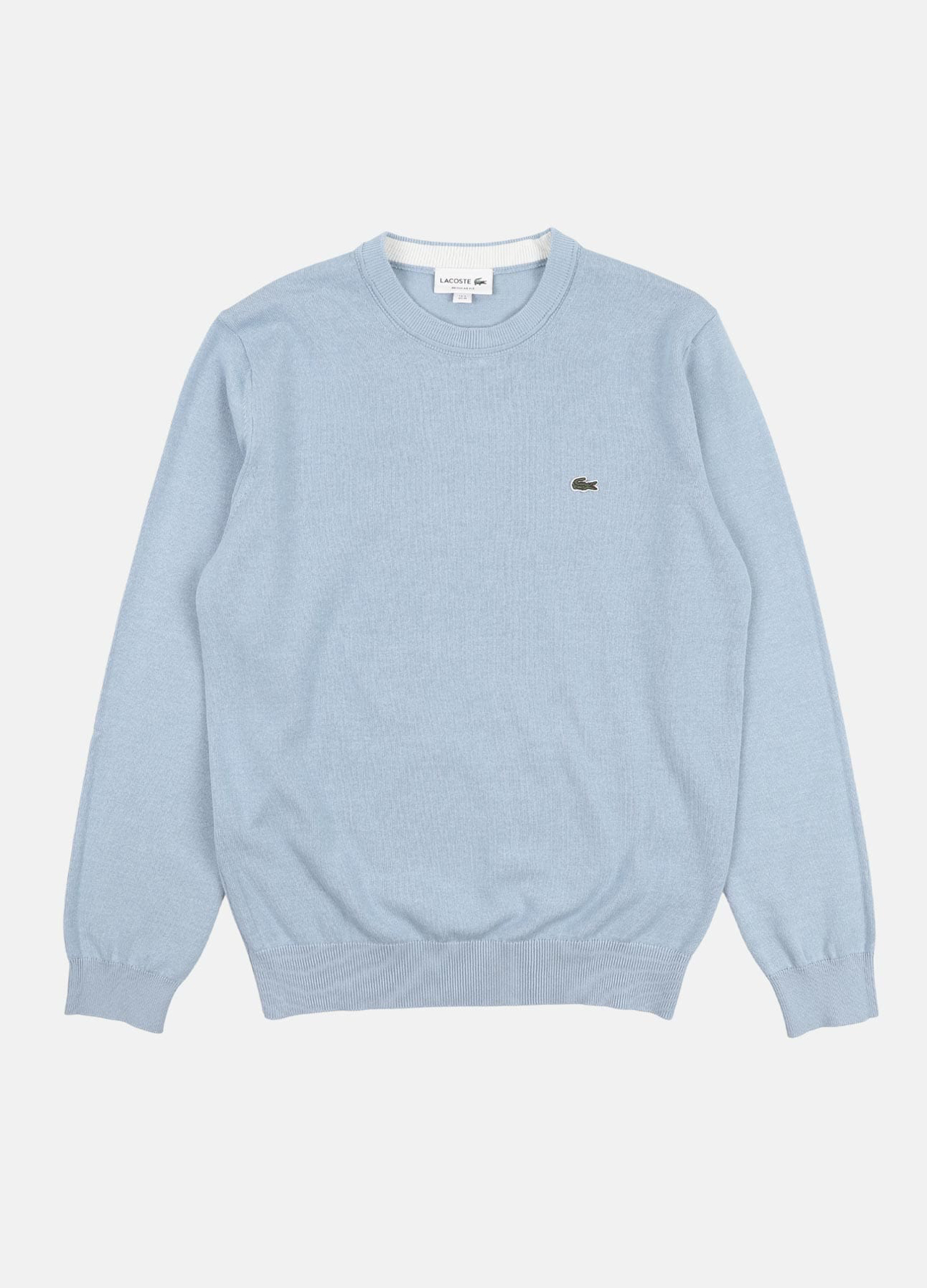 Crew neck strik i bomuld