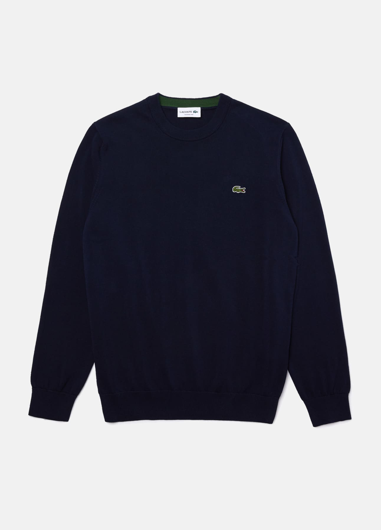 Crew neck strik i bomuld