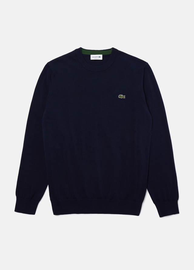 Crew neck strik i bomuld