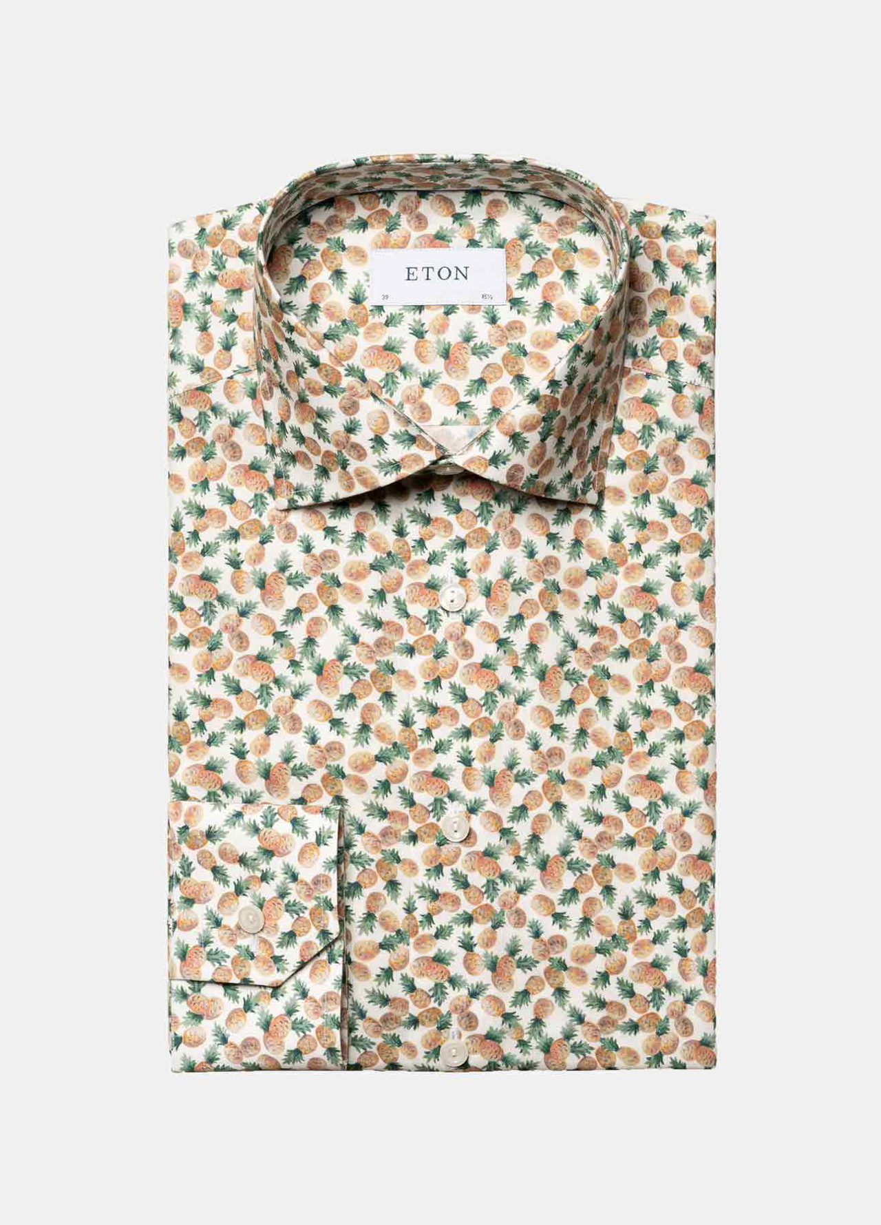 Slim fit skjorte med ananas