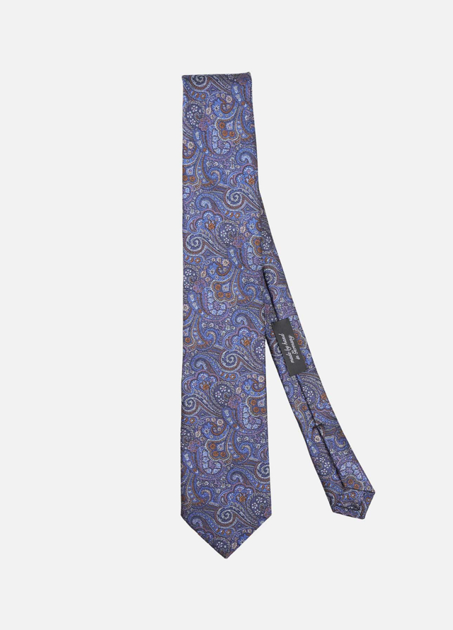 Silkeslips med paisley mønster