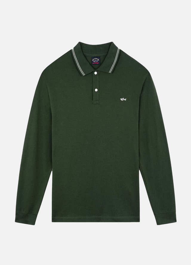 Langærmet polo