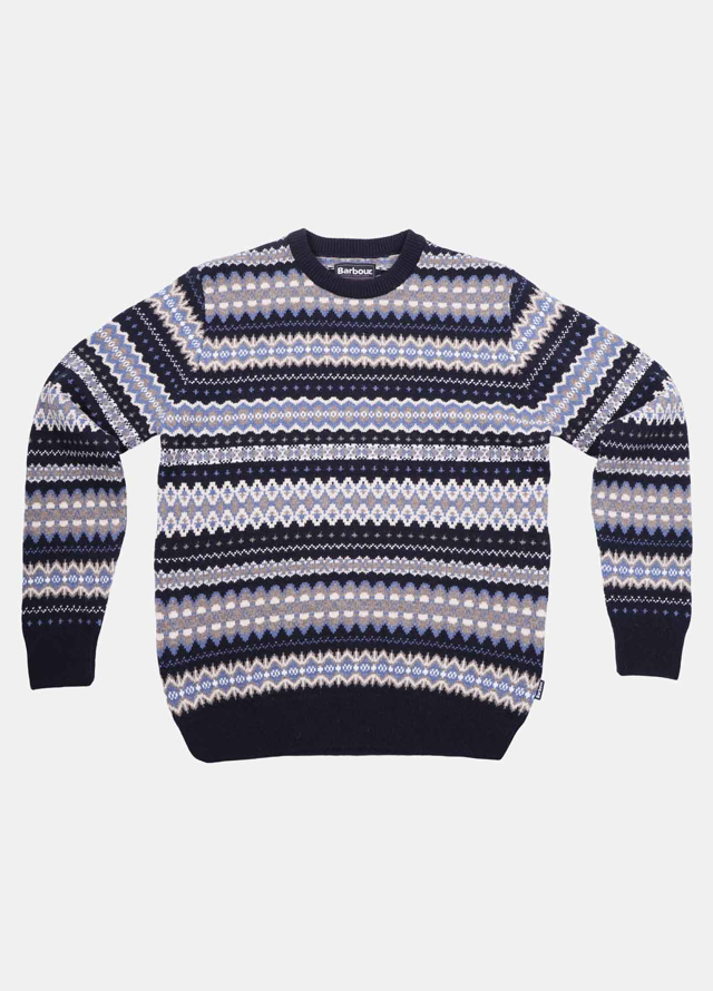 Fairisle crew strik