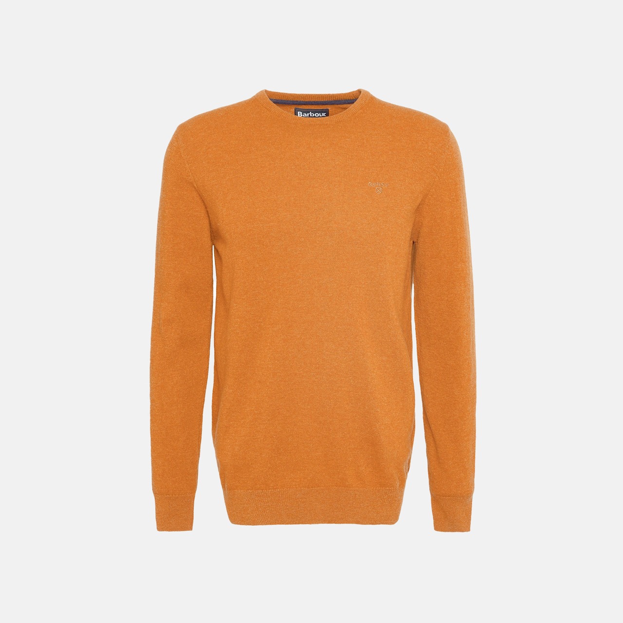 Striktrøje med rund hals