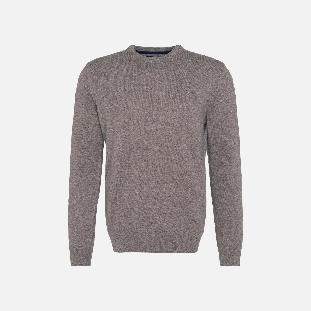 Striktrøje med rund hals