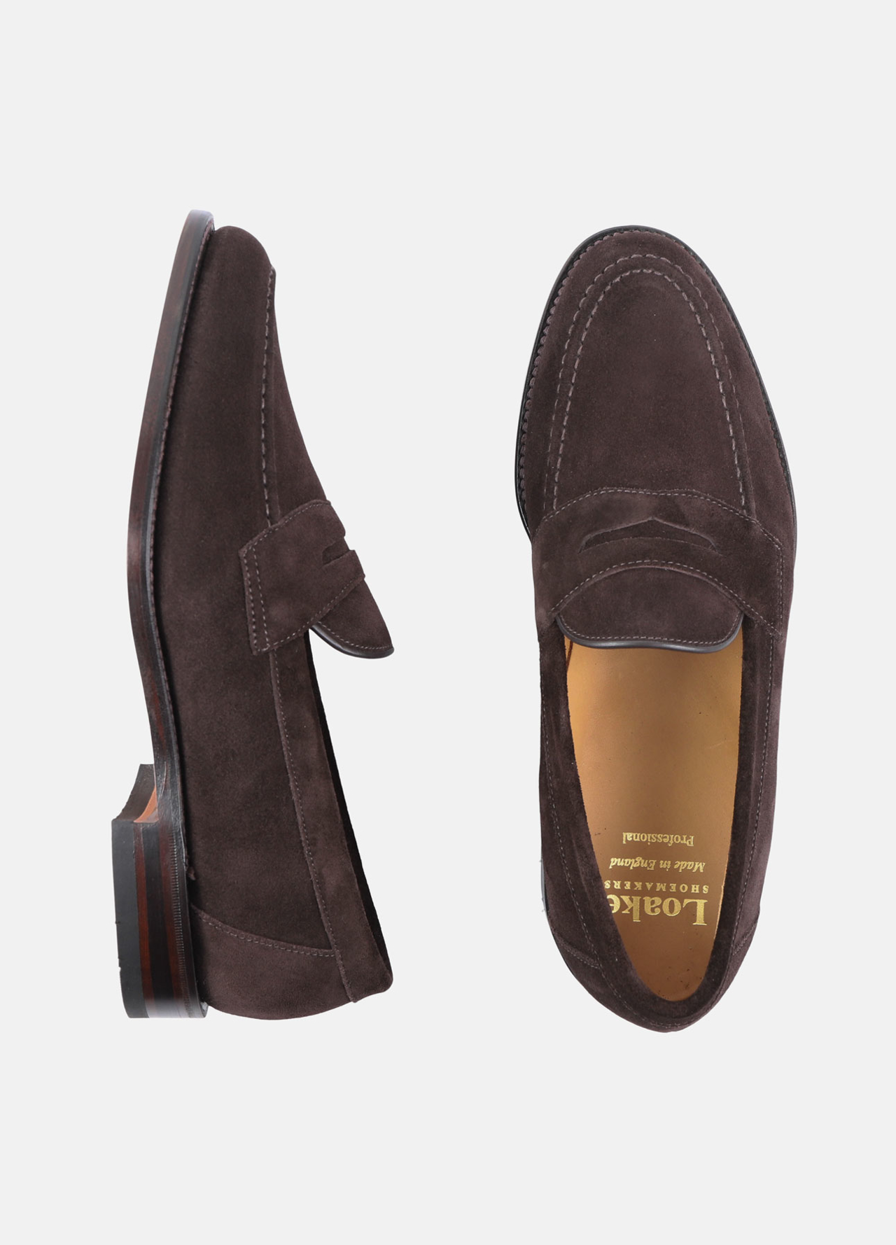 Imperial loafers i brun