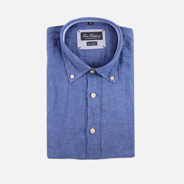 Langærmet button down skjorte