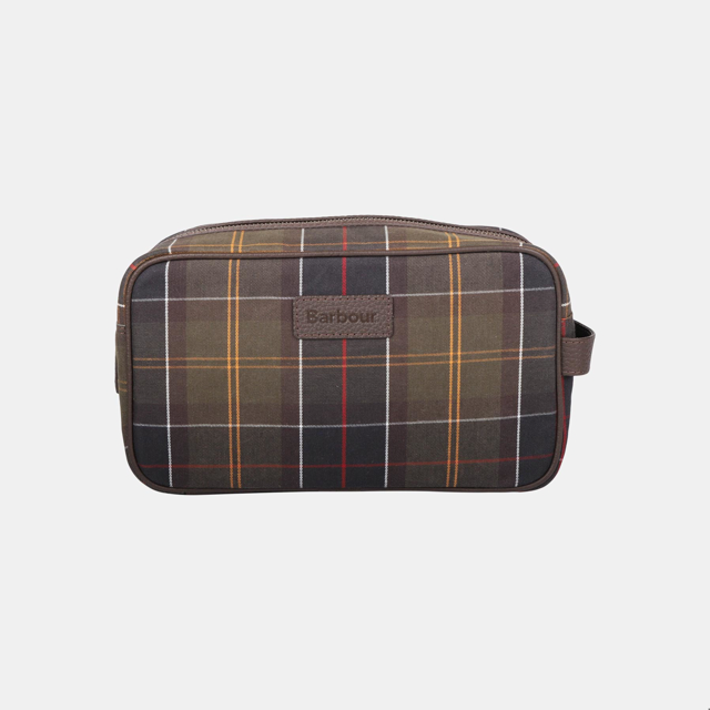 Tartan washbag