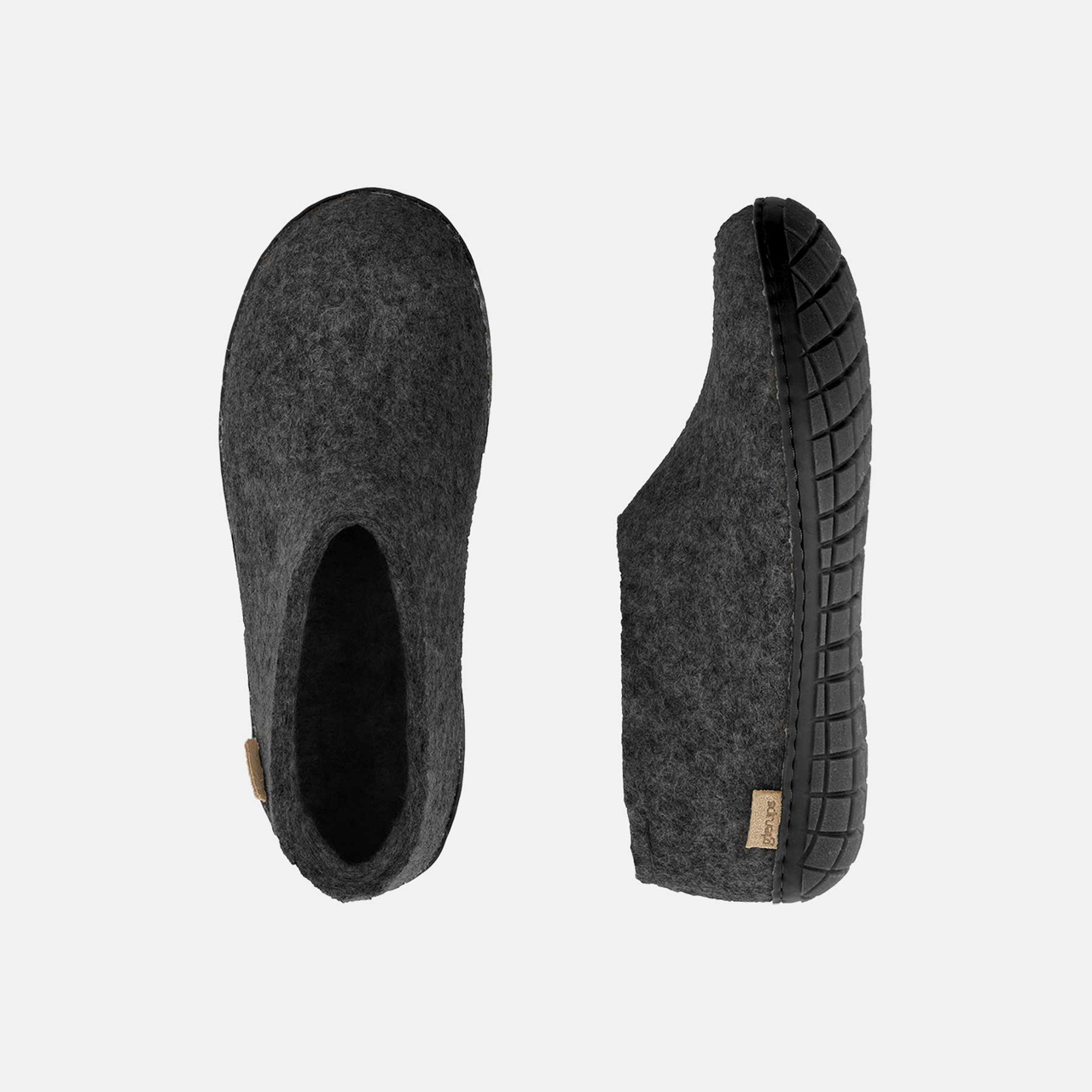 BR02 hjemmesko med gummisål