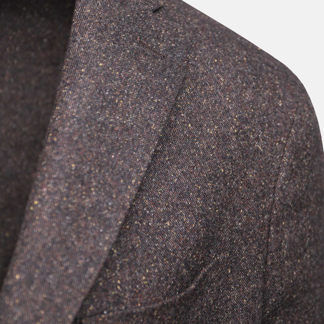 Wool donegal jakke
