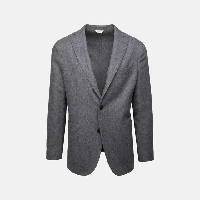 Wool flannel jakke