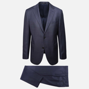 Blå struktureret habit