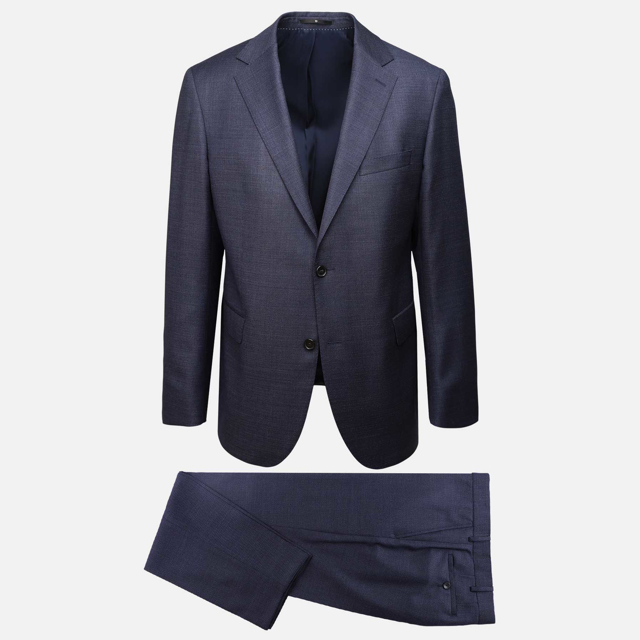 Blå struktureret habit