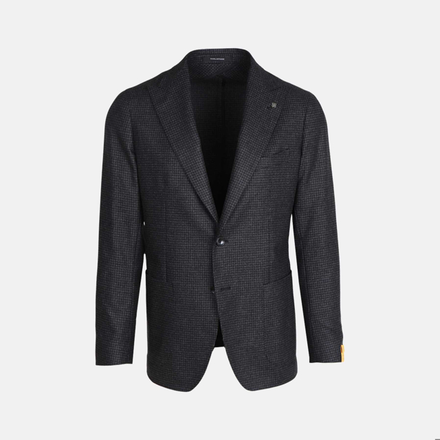 jakke hundetand med peak lapel
