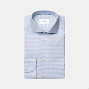 micro check twill skjorte