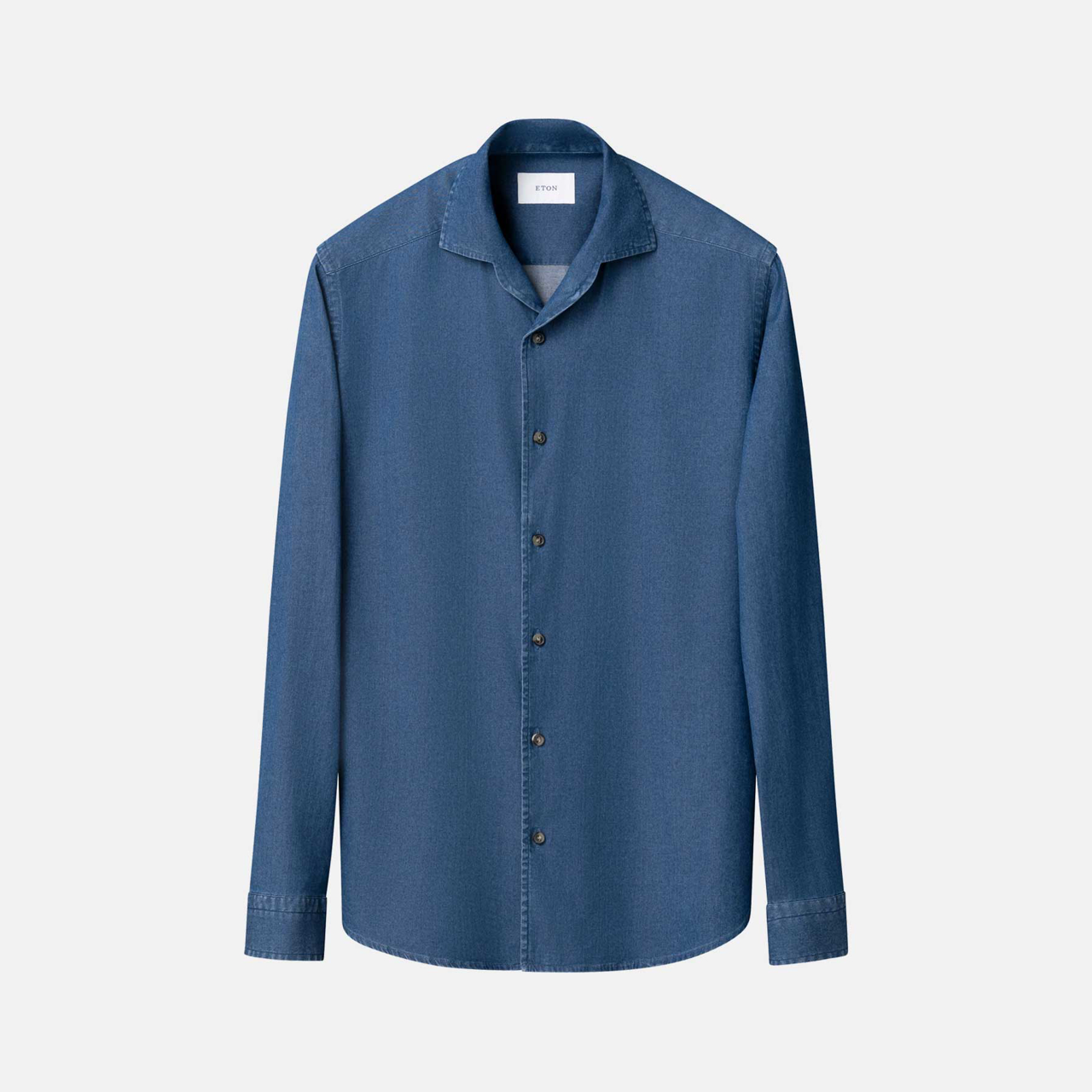 denim stretch skjorte