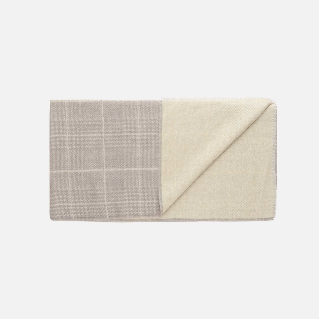 Ternet dobbeltvævet halstørklæde