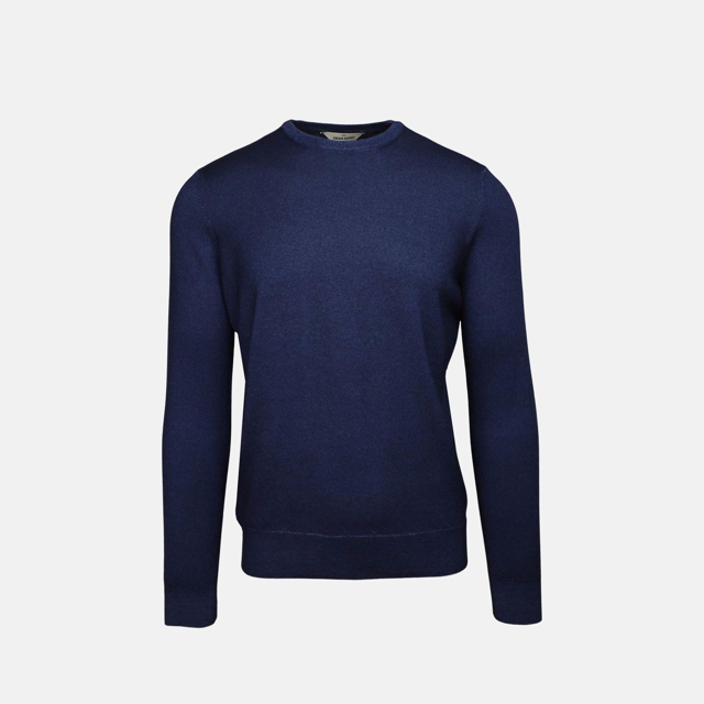 vintage merino med rund hals