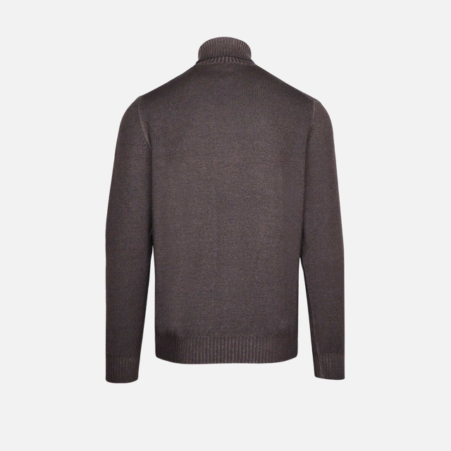 vintage strik med rullekrave