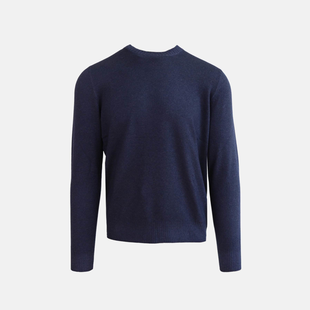 vintage strik med rund hals