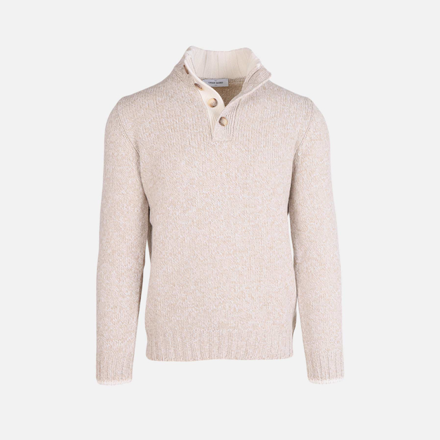 pullover med knapper