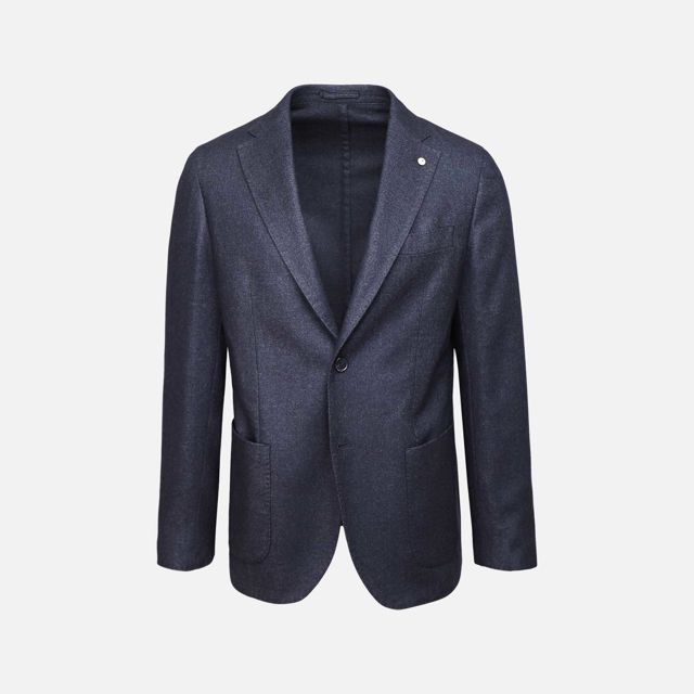 Tweedjakke garment dyed