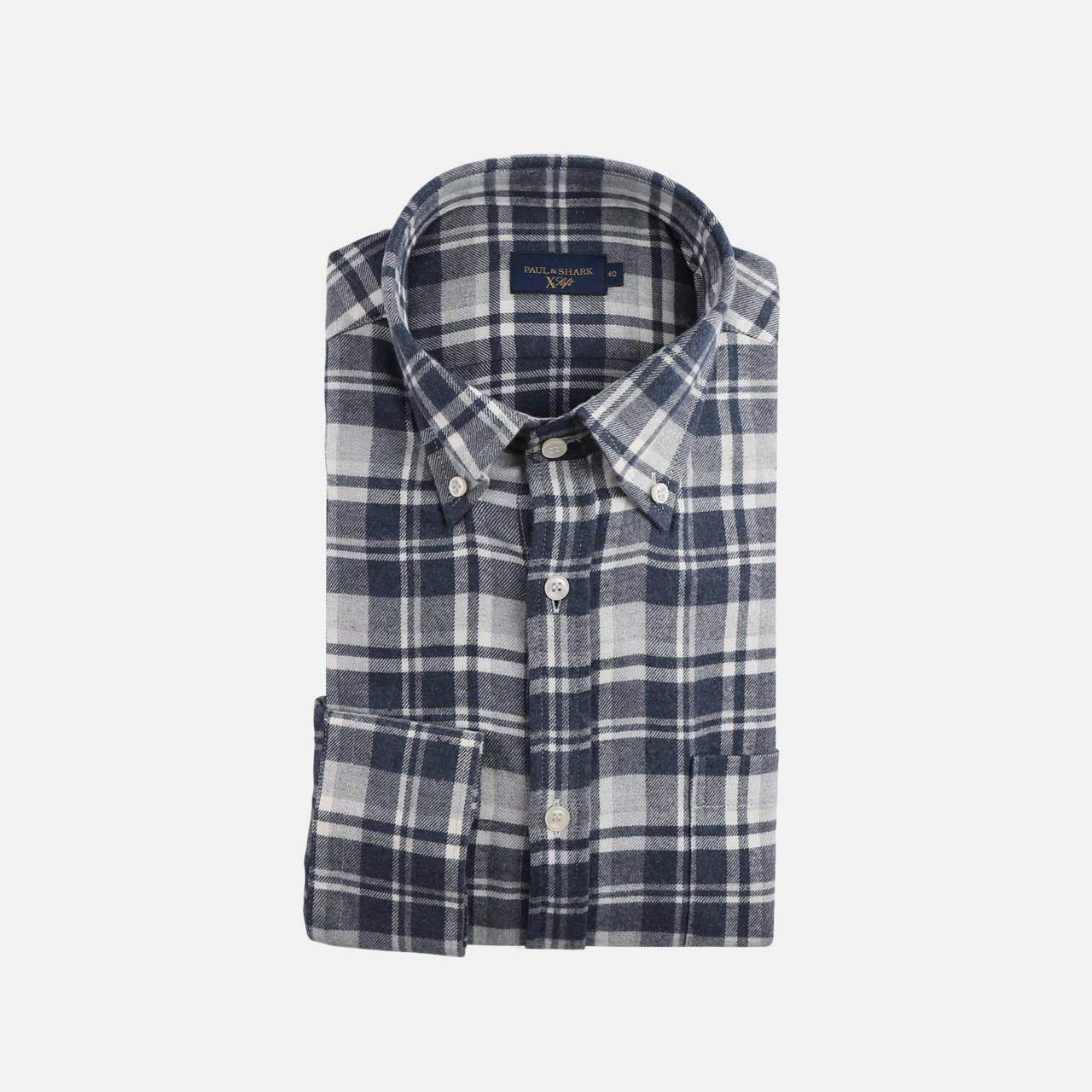 Flonels skjorte med brystlomme button down