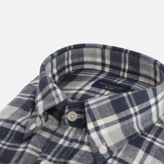 Flonels skjorte med brystlomme button down