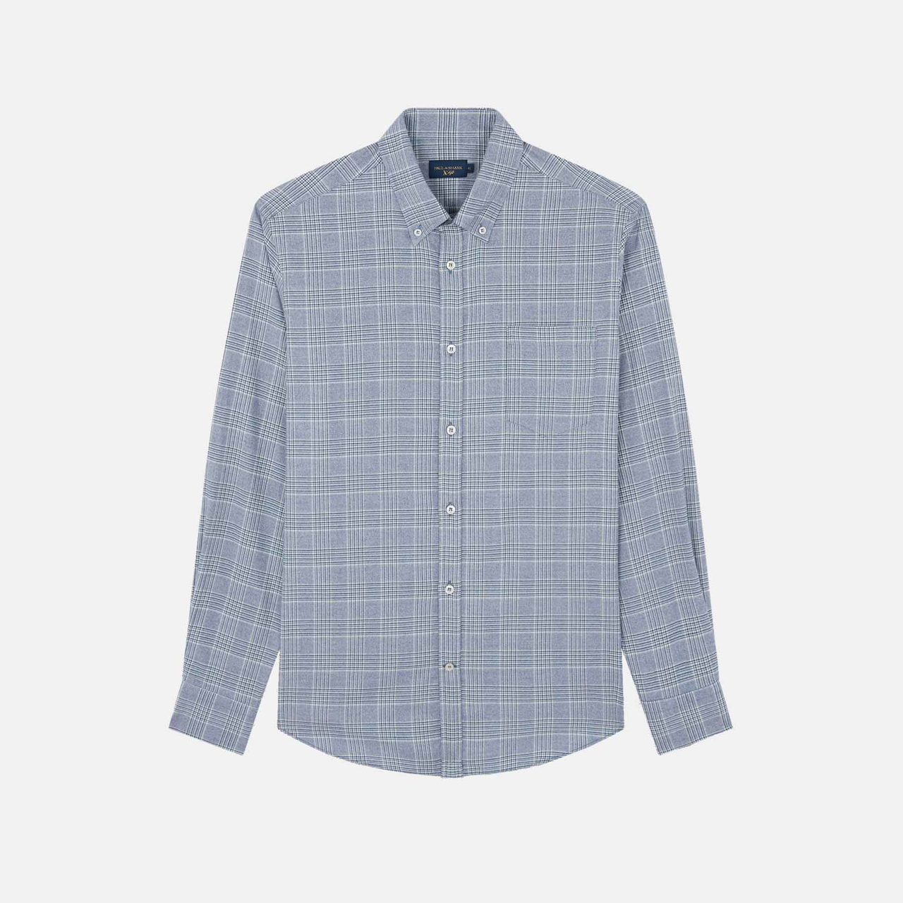 let flonelsskjorte med brystlomme button down